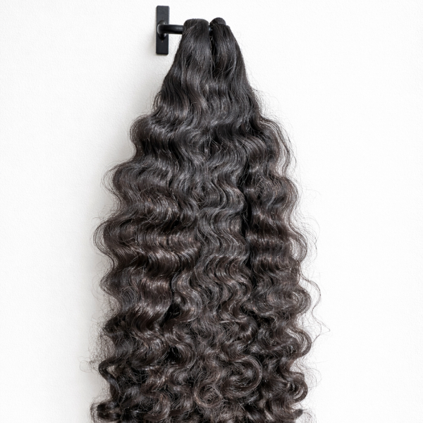 Raw indian curly